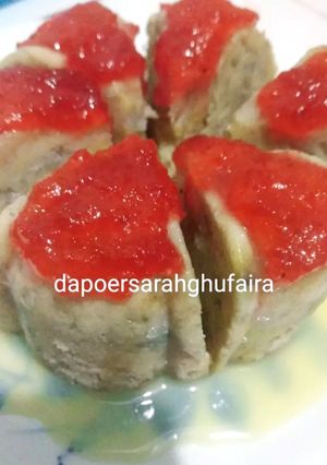 Foto resep Bolu kukus pisang tepung jagung