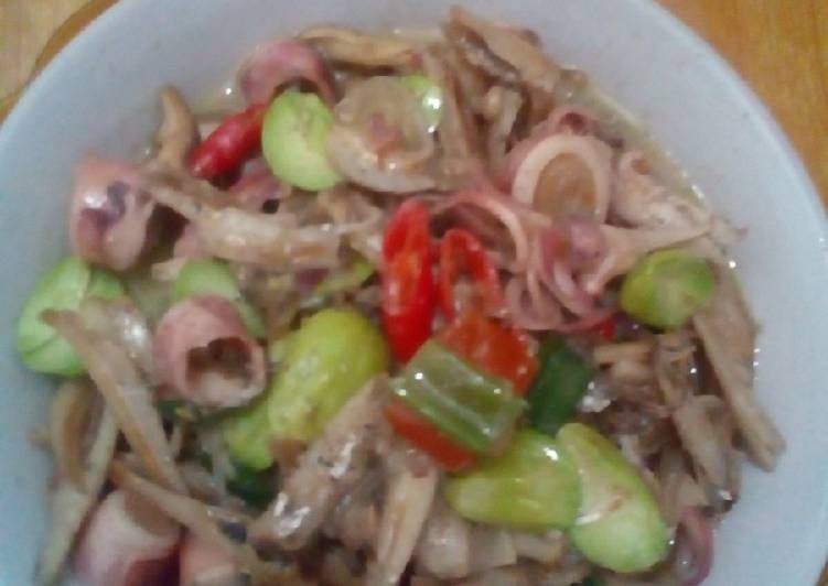 Cara Gampang Membuat Cupete(cumi pete teri)asam pedass😘, Anti Gagal