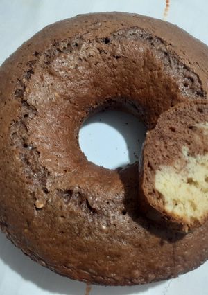 Una foto de Budín marmolado con frutos secos