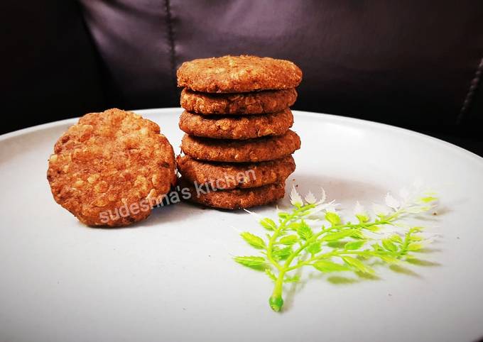 Recipe of Thomas Keller Ragi Oats Cookies