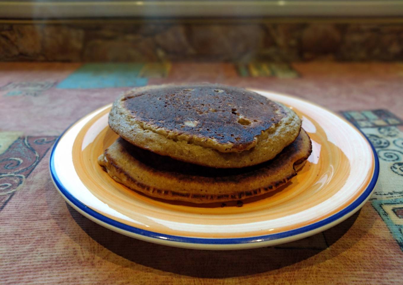 Pancakes de avena y arándanos