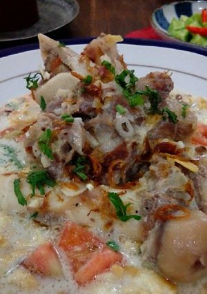 Foto resep Sop Kaki Kambing Empuk Kuah Susu