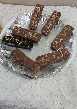 A picture of Peanut butter chocolate bar.