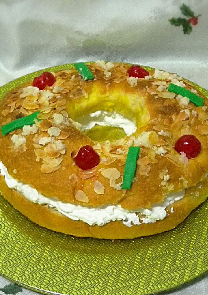 Una foto de Roscón de Reyes Vegano