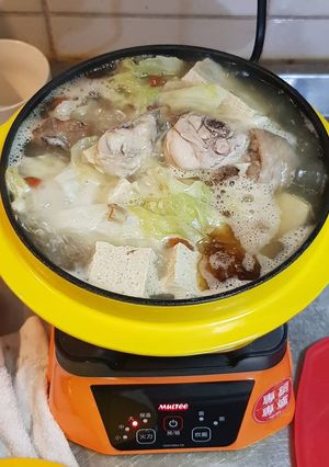 雞肉豆腐鍋 的食譜成品照片
