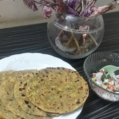 A picture of Besan ki chapaati.