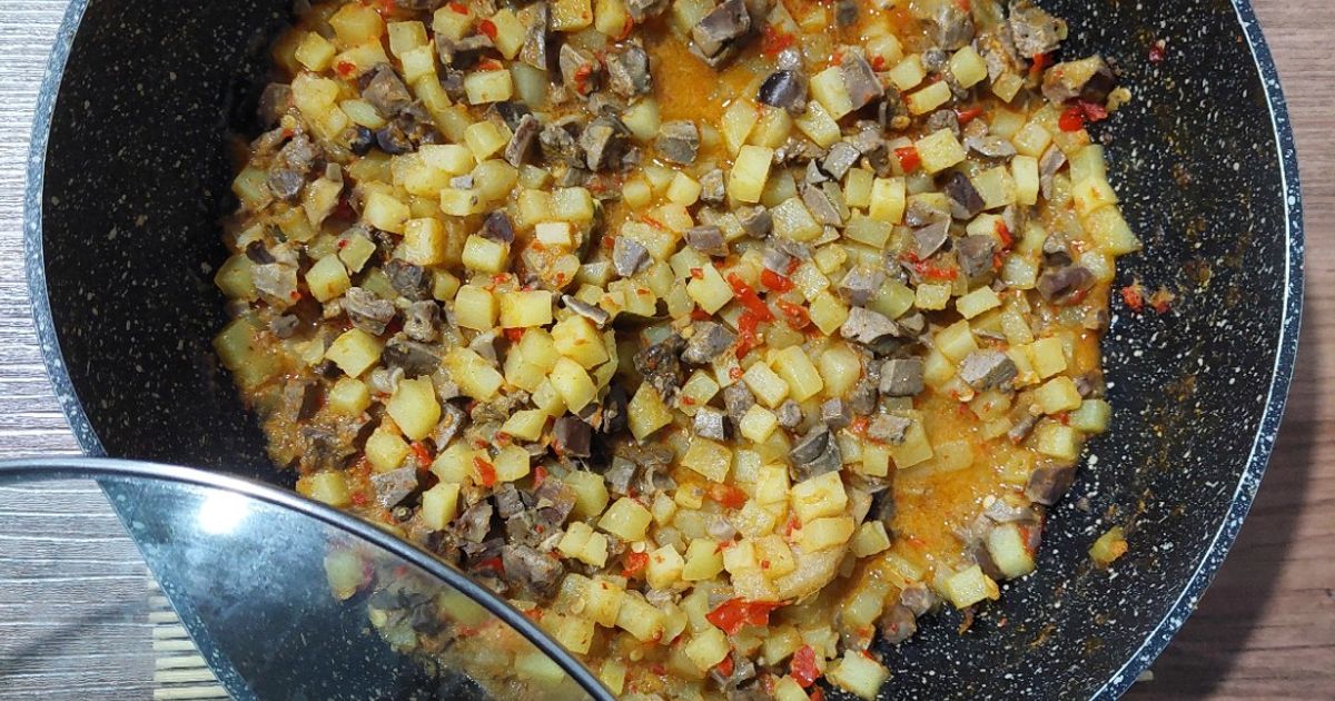 Sambel Goreng Ati - Kentang