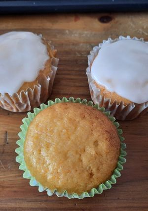 Una foto de Muffins de zapallo