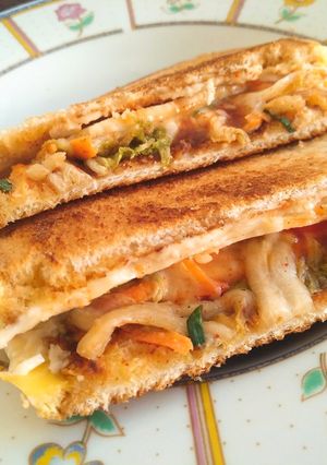Foto resep Kimchi Toast