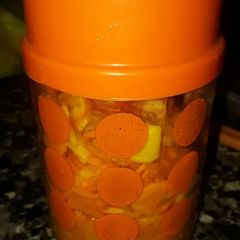 A picture of Raw turmeric pickle.