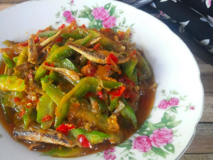 Resep Tumis Pare Teri Pedas, Enak