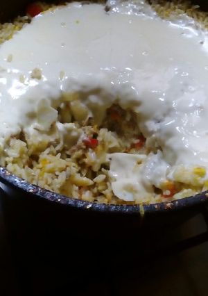 Una foto de Arroz con caballa