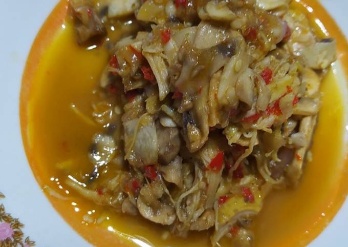 Langkah Mudah Membuat Resep Oseng Jamur kancing ayam