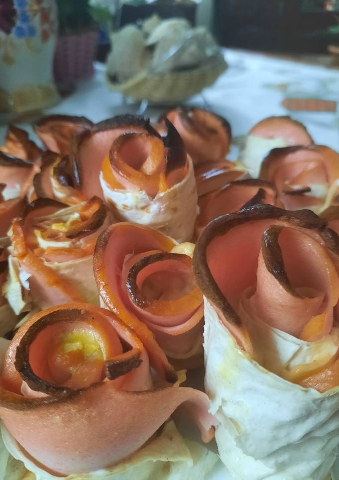 Троянди з лавашу