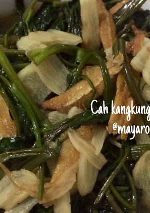 Foto resep Cah Kangkung Ikan Teri