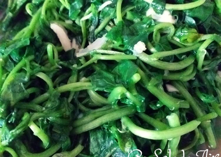 Resep Ca Selada Air(Daun Kenci) yang Bisa Manjain Lidah