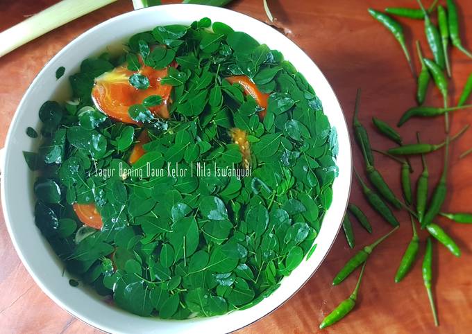 Resep Sayur Bening Daun Kelor Oleh Nila Iswahyudi Cookpad