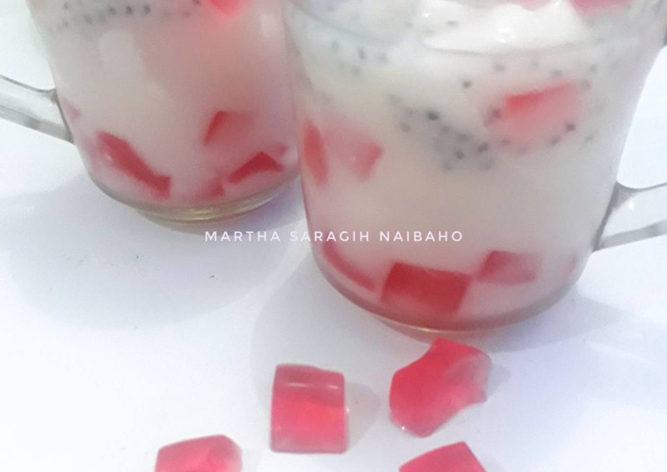 Es kelapa jelly