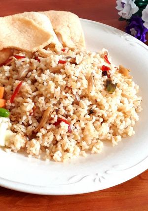 Foto resep Nasi goreng ikan teri