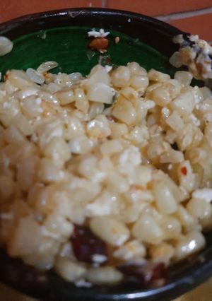 Una foto de Esquites fritos