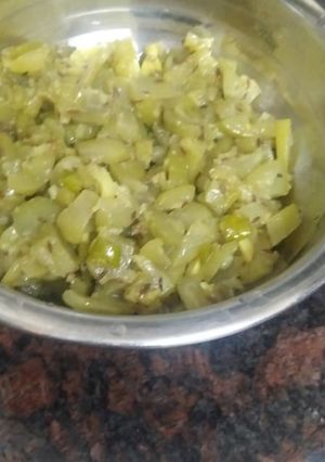 A picture of Doodhi ka sabji.