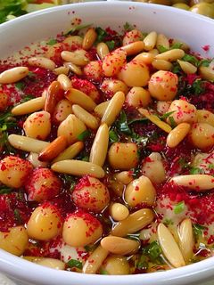 صورة لوصفة فتة حمص بالسمنة