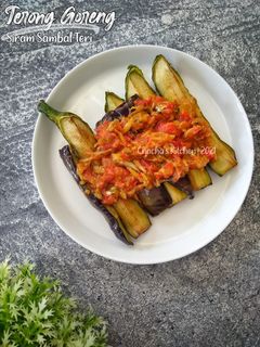 Foto resep Terong Goreng Siram Sambal Teri