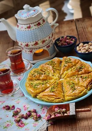 عکسی از دستور باقلوا