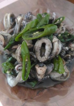 Foto resep Cumi hitam manis pedas