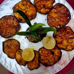 A picture of Bagun Bhaja.