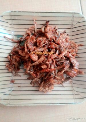 Foto resep Ikan teri & tempe goreng balado