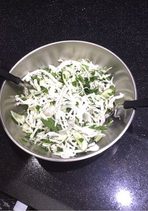 Una foto de Ensalada de repollo