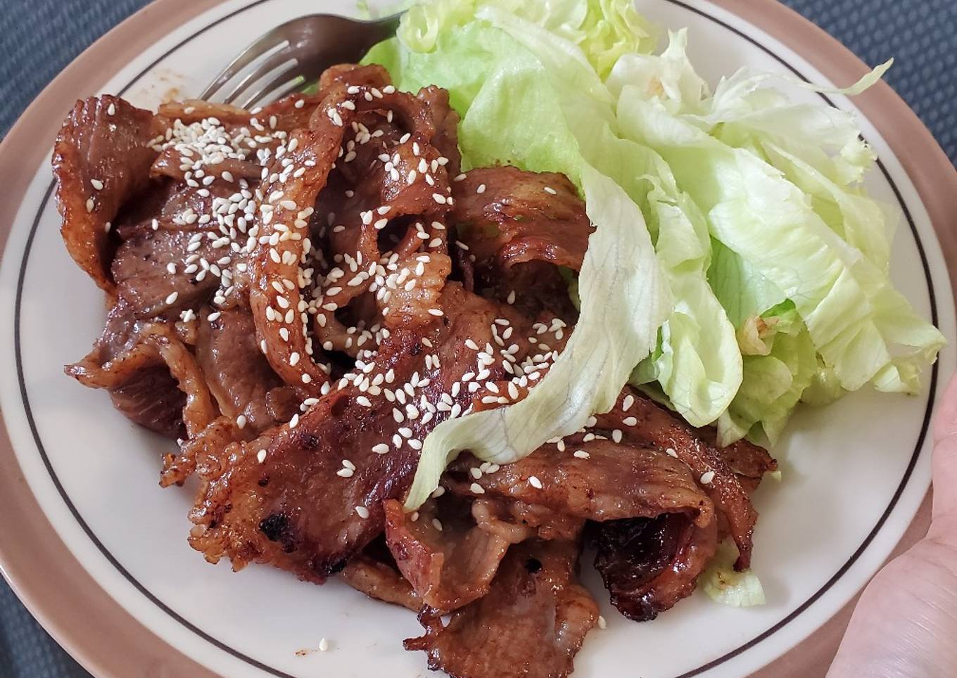#91 Shortplate Teriyaki Bawang
