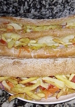 صورة لوصفة 🥖سندويشات الباكيط الرمضانية🌛