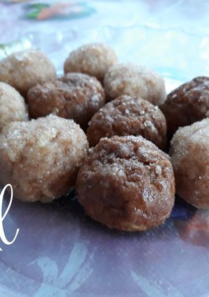 Almás pite golyó recept fotója