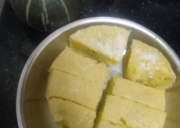 Resep Kue kukus labu kuning Anti Gagal