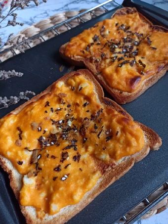 Langkah Gampang Membuat Resep Egg Salad Mentai Toast yang  Bikin Ketagihan Anti Ribet, Mantap Sekali