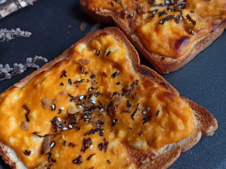 Langkah Gampang Membuat Resep Egg Salad Mentai Toast yang  Bikin Ketagihan Anti Ribet, Mantap Sekali