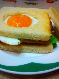 Una foto de Sándwich cabriolet