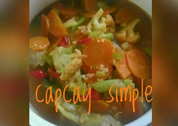 Capcay kuah simple (pemula)π