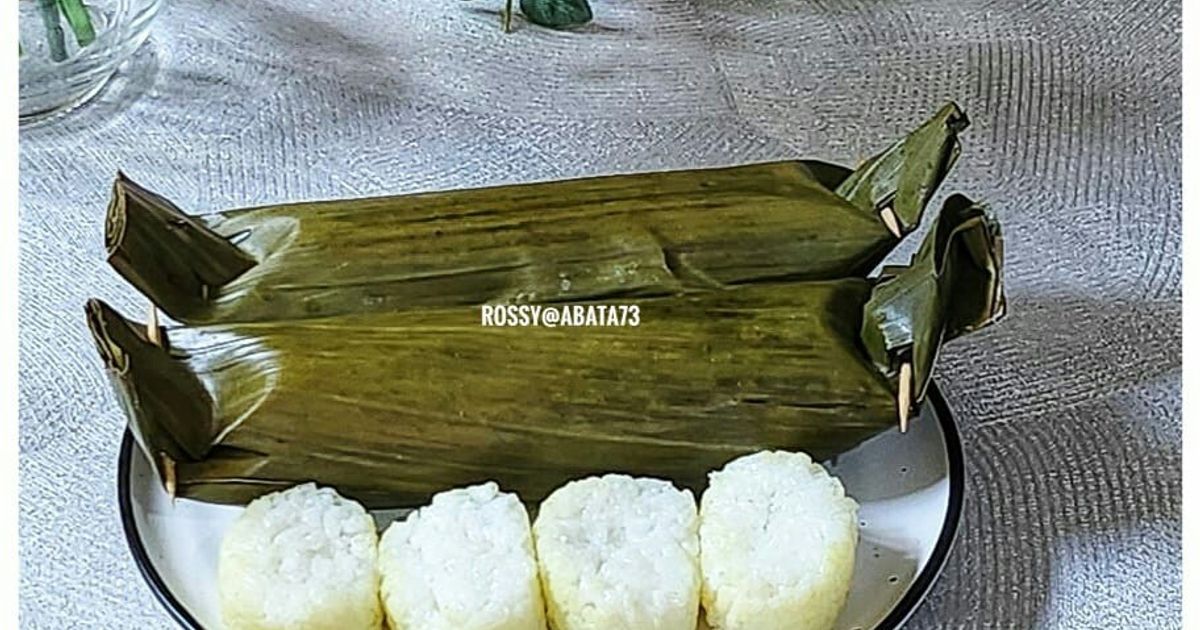 Lontong Metode Kukus
