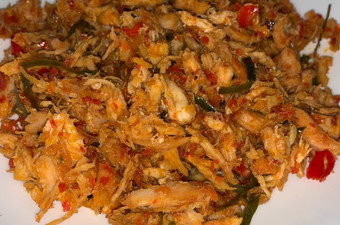Resep Ayam suwir pedas Irit Anti Gagal