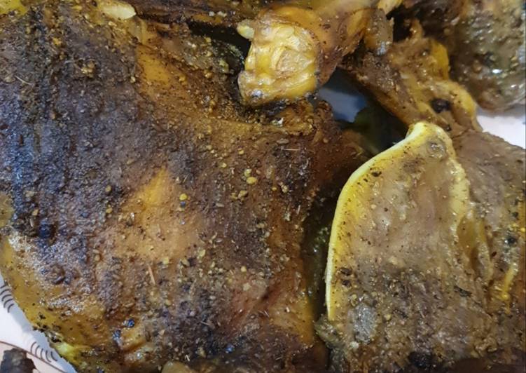 حنيذ لحم بالقصدير بقدر الضغط