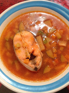 Una foto de Caldo de pescado