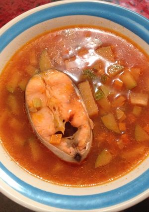Una foto de Caldo de pescado