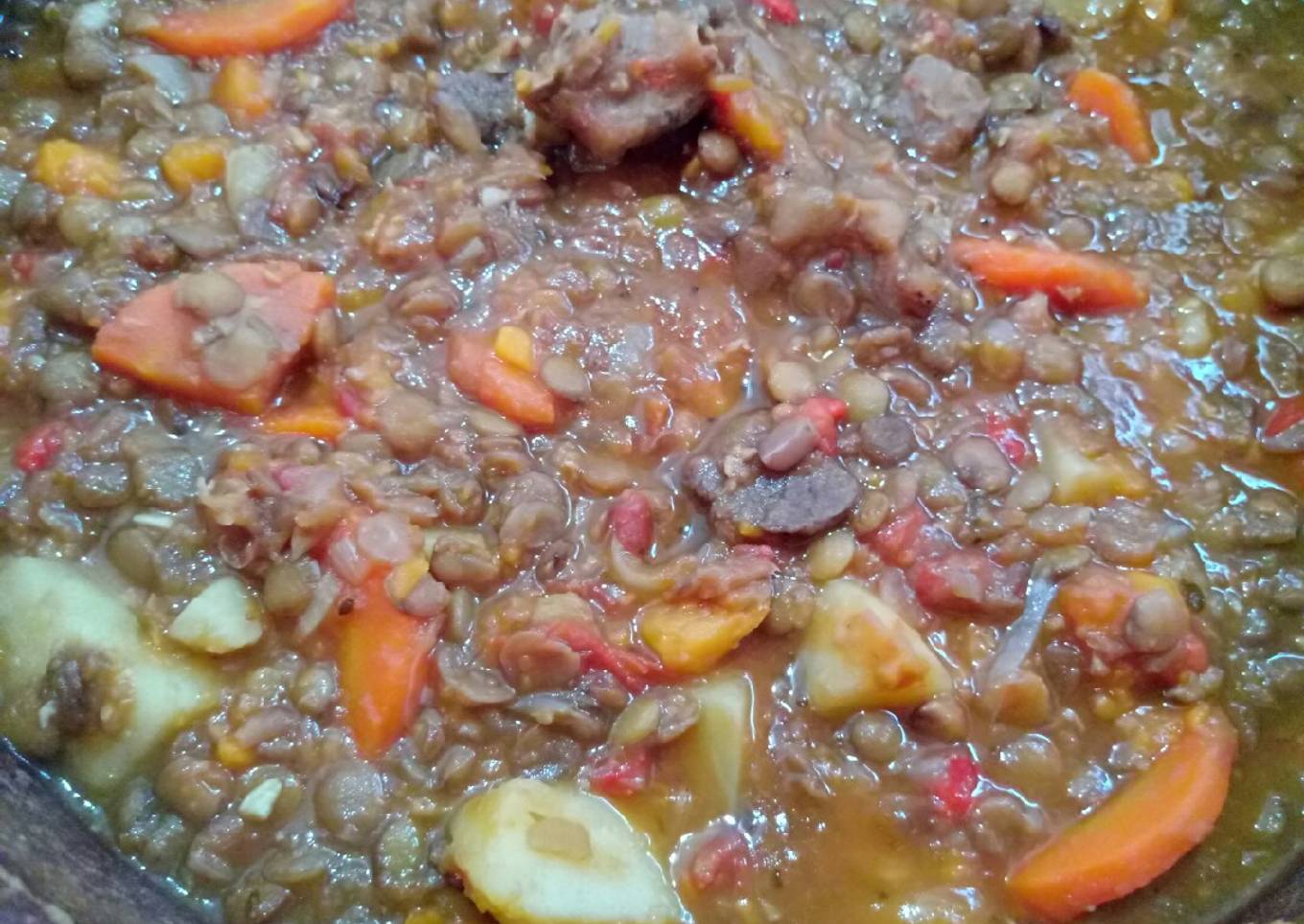 Guiso de lentejas