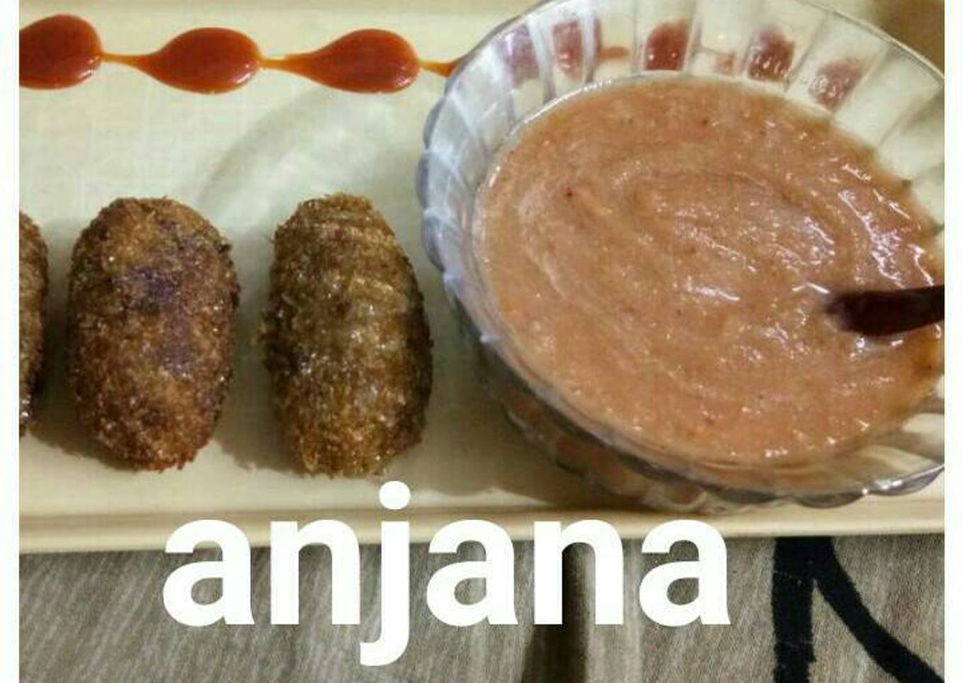 Instant raw mango chutney with leftover rice nuggets