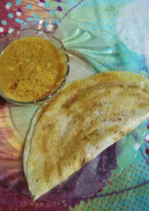 A picture of Haidrabadi dosa.