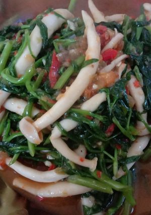 Foto resep Tumis Kangkung Enoki