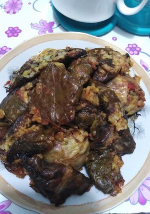 صورة لوصفة الدولمه العراقية بالحامض